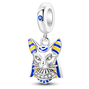 Charm Egypt - starověká Egyptská kočka, přívěsek na náramek cestování
