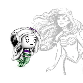 Charm Disney Malá mořská víla - Ariel, korálek na náramek film