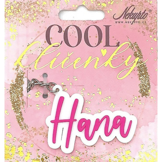 Nekupto Cool jmenná klíčenka Hana 1 kus