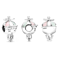 Charm Chlapeček s vrtulkou na čepici, korálek na náramek, rodina Charm Chlapeček s vrtulkou na čepici, korálek na náramek, rodina