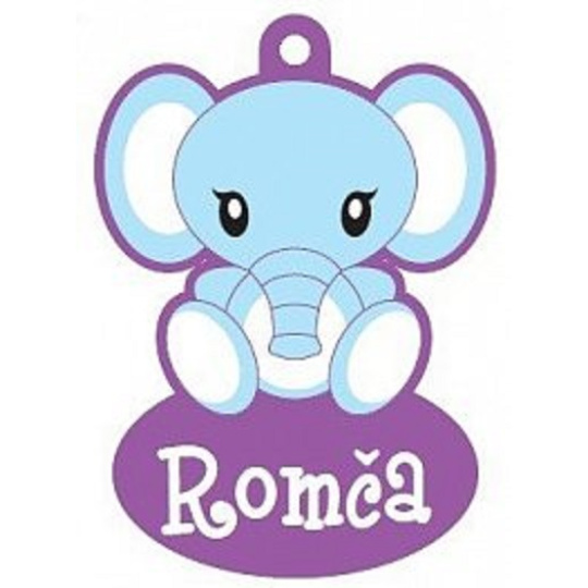 Albi Zipáček na bundu, klíče, penál Romča 1 kus