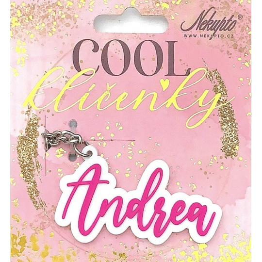 Nekupto Cool jmenná klíčenka Andrea 1 kus