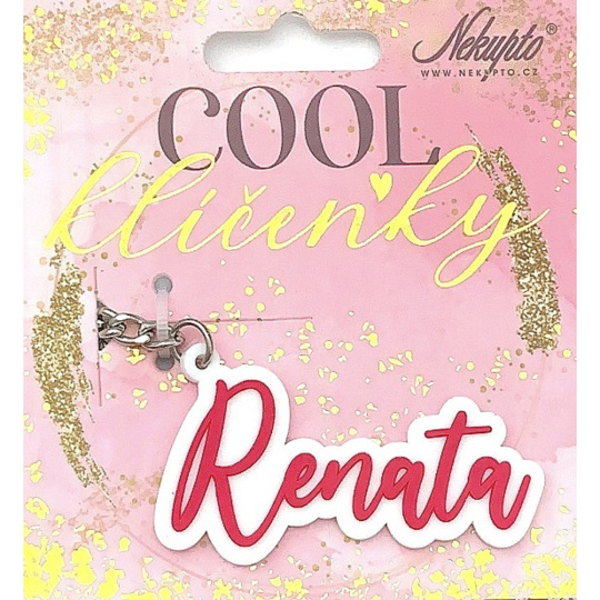 Nekupto Cool jmenná klíčenka Renata 1 kus