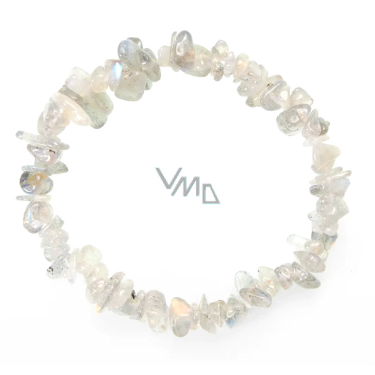 Labradorit náramek elastický sekaný přírodní kámen 19 cm, AA kvalita, kámen proměny Labradorit náramek elastický sekaný přírodní kámen 19 cm, AA kvalita, kámen proměny