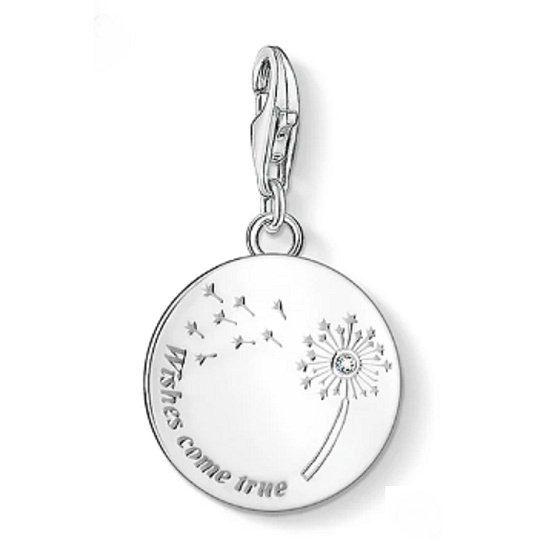 Charm Pampeliška - Přání se plní, humří spona přívěsek na náramek příroda