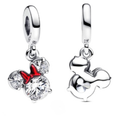 Charm Disney Minnie silueta, přívěsek na náramek film