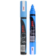 Uni Mitsubishi Chalk Marker krétamarker világoskék 1,8-2,5 mm, PWE-5M