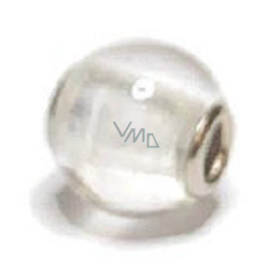 Křišťál přívěsek kulatý přírodní kámen 14 mm, otvor 4,2 mm 1 kus, kámen kamenů Křišťál přívěsek kulatý přírodní kámen 14 mm, otvor 4,2 mm 1 kus, kámen kamenů