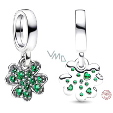 Charm Sterlingové stříbro 925 Čtyřlístek, přívěsek na náramek štěstí