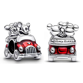 Charm Disney Mickey a Minnie ma výletě, korálek na náramek cestování