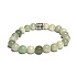 Nefrit Barmský náramek elastický přírodní kámen, kulička 8 mm / 16 - 17 cm, kámen klidu