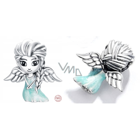 Charm Sterlingové stříbro 925 Disney Ledové království, Elsa, korálek na náramek film