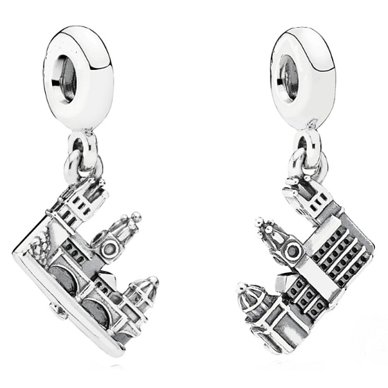 Charm Praha Karlův most, přívěsek na náramek cestování