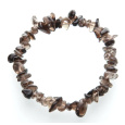 Záhněda náramek elastický sekaný přírodní kámen 19 cm, kámen realizace snů