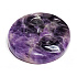 Ametyst tvář slunce a měsíc. ručně vyřezávaný přírodní kámen 5 cm, kámen králů a biskupů
