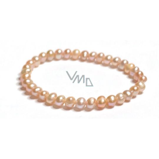 Perla říční fialová nepravidelná náramek elastický přírodní, kulička 5 x 4 mm / 16 - 17 cm, symbol ženskosti, přináší obdiv Perla říční fialová nepravidelná náramek elastický přírodní, kulička 5 x 4 mm / 16 - 17 cm, symbol ženskosti, přináší obdiv