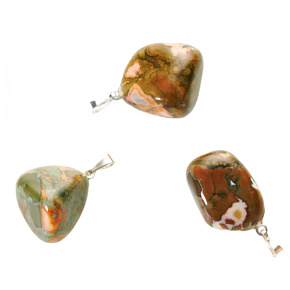 Ryolit Troml přívěsek přírodní kámen, M cca 3 cm, 1 kus, kámen jasného vědomí