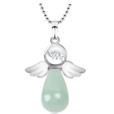 Aventurin zelený Anděl přívěsek přírodní kámen 4,2 x 3 cm, kámen štěstí