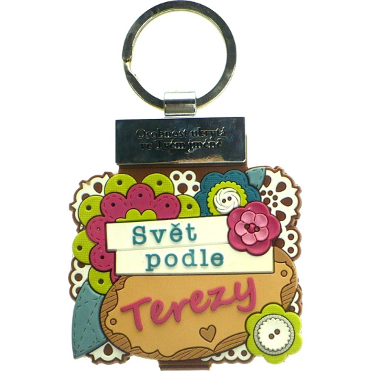 Albi Knížka se jménem na klíče Svět podle Terezy 6 x 9,5 cm