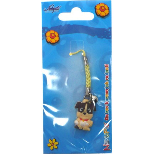 Nekupto Mobilní přívěšek Pes s rolničkou 1 kus