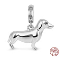 Charm Pes - Jezevčík, přívěsek na náramek zvíře