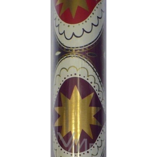 Zoewie Dárkový balicí papír 70 x 150 cm Vánoční barevný s hvězdami