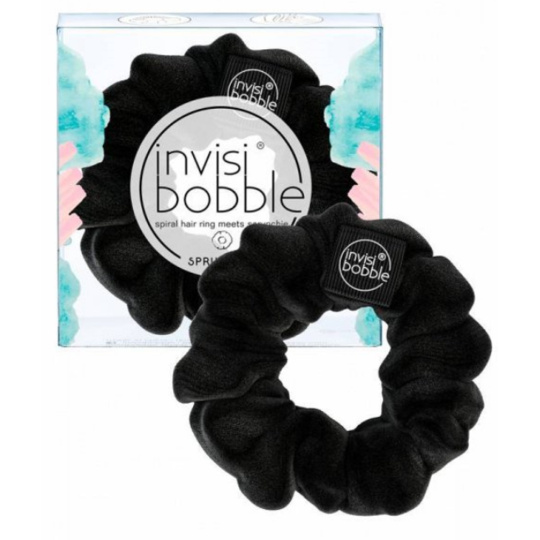 Invisibobble Sprunchie True Black Gumička do vlasů látková černá 1 kus