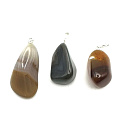 Achát natur Troml přívěsek přírodní kámen, M cca 3 cm, 1 kus