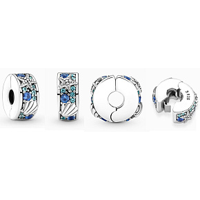 Charm Tropická hvězdice a mušle, stopper, klipový korálek na náramek moře