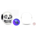 Charm Sterlingové stříbro 925 Třpytivá lebka, zářící ve tmě modře, luminozní korálek na náramek Halloween