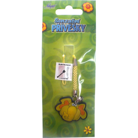 Nekupto Senzační přívěšek Slon s rolničkou 1 kus