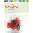CreaFun Berušky 5,8 x 4 cm 4 kusy