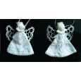 Anděl látkový na zavěšení 10 cm 1 kus