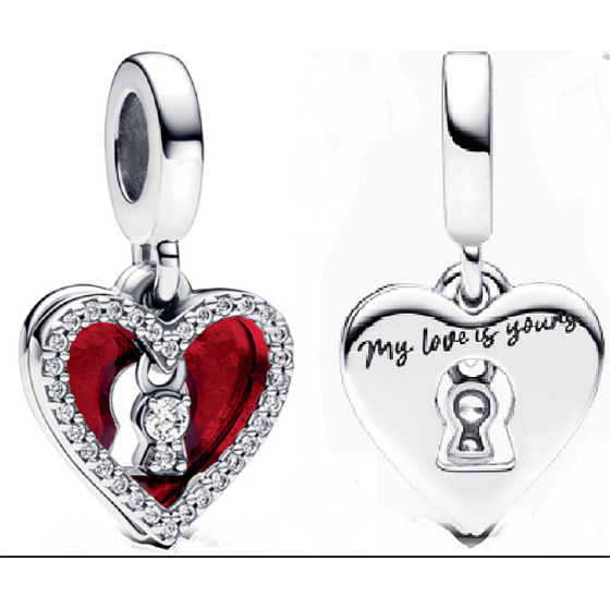 kou 2v1, stříbrný 925 přívěsek na náramek