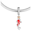 Charm Rybka pro štěstí, přívěsek na náramek zvíře