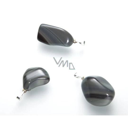 Obsidián duhový Troml přívěsek přírodní kámen, M cca 3 cm, 1 kus, kámen záchrany