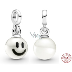 Charm Sterlingové stříbro 925 Můj Šťastný smajlík - Mini medailon, přívěsek na náramek symbol Charm Sterlingové stříbro 925 Můj Šťastný smajlík - Mini medailon, přívěsek na náramek symbol