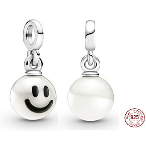 Charm Mini medailon - Můj Šťastný smajlík, přívěsek na náramek symbol