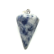 Sodalit kyvadlo přírodní kámen 2,2 cm, kámen komunikace Sodalit kyvadlo přírodní kámen 2,2 cm, kámen komunikace