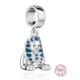 Charm Srebrna 925 Egipska Sfinga, zawieszka na bransoletkę podróżniczą