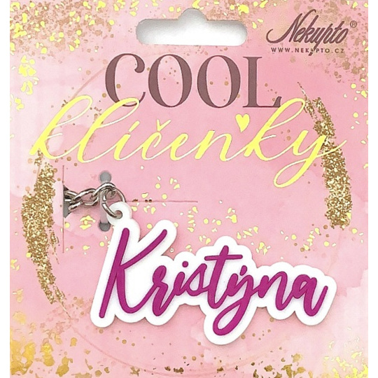 Nekupto Cool jmenná klíčenka Kristýna 1 kus