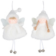 Anděl na zavěšení bílý 17 cm různé motivy
