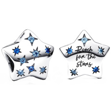 Charm Jiskřivé hvězdy, korálek na náramek vesmír