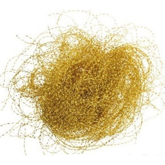 Andělské vlasy krepaté zlaté 1 kus Andělské vlasy krepaté zlaté 1 kus