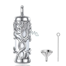 Stříbro 925 Pamětní, pietní urnový přívěsek, Strom života voděodolný, pro uchování vzpomínek, popel, písek Stříbro 925 Pamětní, pietní urnový přívěsek, Strom života voděodolný, pro uchování vzpomínek, popel, písek
