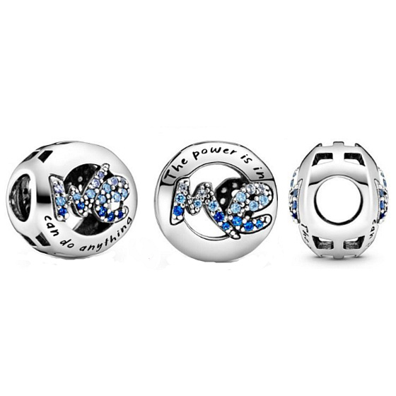 Charm Síla je ve mně, korálek na náramek symbol