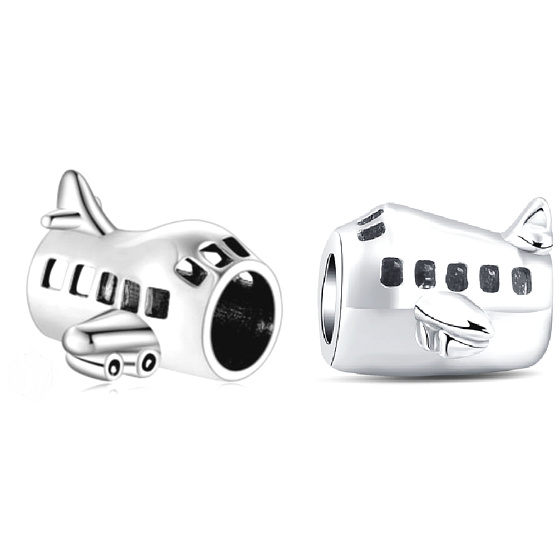 Charm Letadlo, korálek na náramek cestování