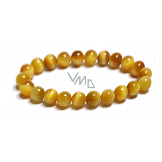 Tygří oko zlaté náramek elastický přírodní kámen, kulička 8 mm / 16 - 17 cm, kámen slunce a země, přináší štěstí a bohatství Tygří oko zlaté náramek elastický přírodní kámen, kulička 8 mm / 16 - 17 cm, kámen slunce a země, přináší štěstí a bohatství