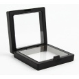 Rámeček 3D univerzální plastový s fólií, černý 5 x 5 cm
