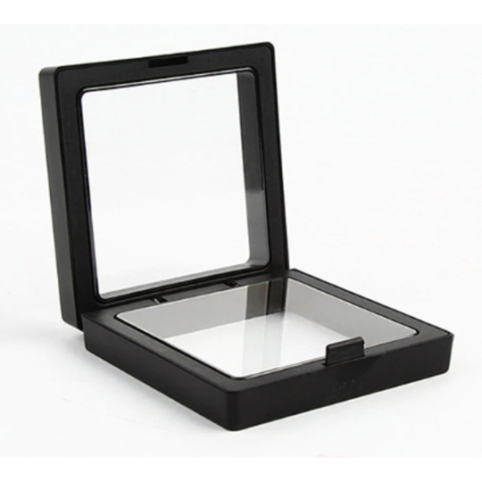 Rámeček 3D univerzální plastový s fólií, černý 5 x 5 cm